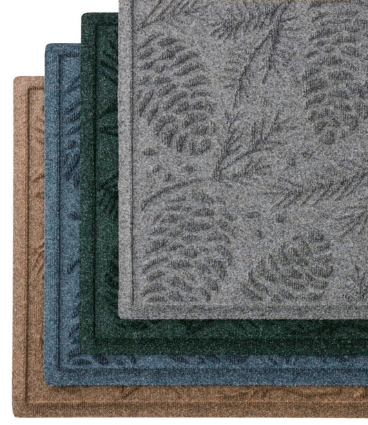 Everyspace Recycled Waterhog Doormat, Pine Cones - US 0839
