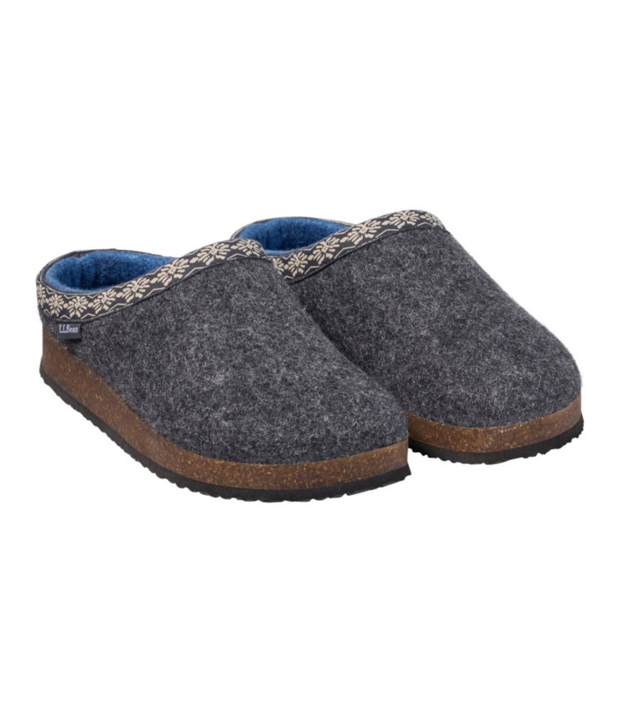 Women's L.L.Bean Wool Slipper Clog - US 9492